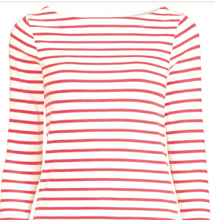 Mariner Jersey Boatneck Top